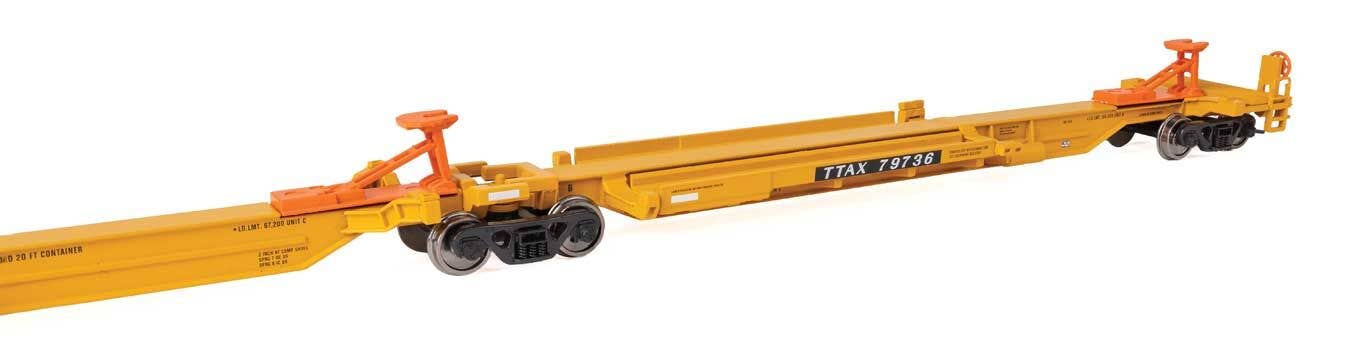 Walthers 910-5268 HO TTX 263' Five-Unit All-Purpose 48' Spine Car RTR #79736