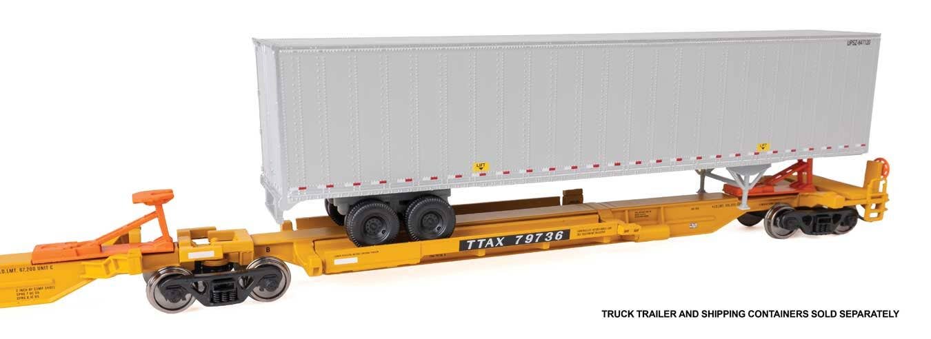 Walthers 910-5268 HO TTX 263' Five-Unit All-Purpose 48' Spine Car RTR #79736