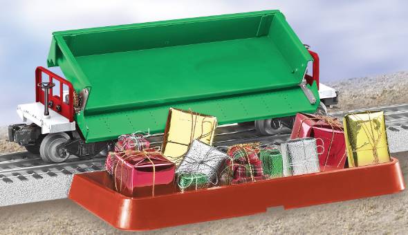 Lionel 6-26870 O Gauge Christmas Dump Car LN/Box