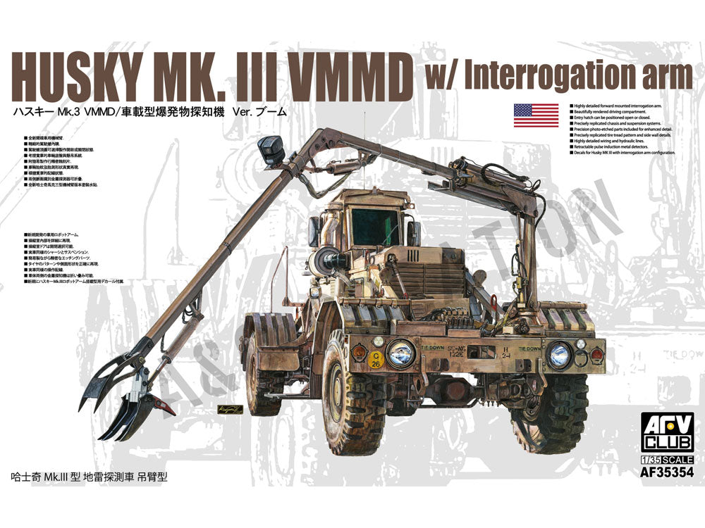AFV Club AF35354 1:35 Husky Mk.III Mounted Military Vehicle Model Kit