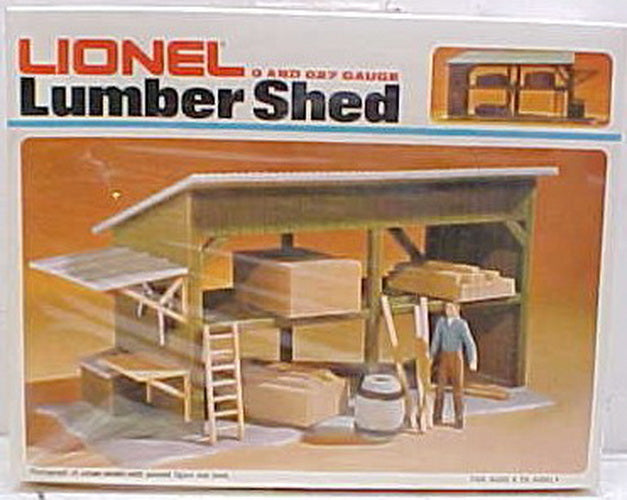 Lionel 6-2720 O And O27 Gauge Lumber Shed Building Kit NIB