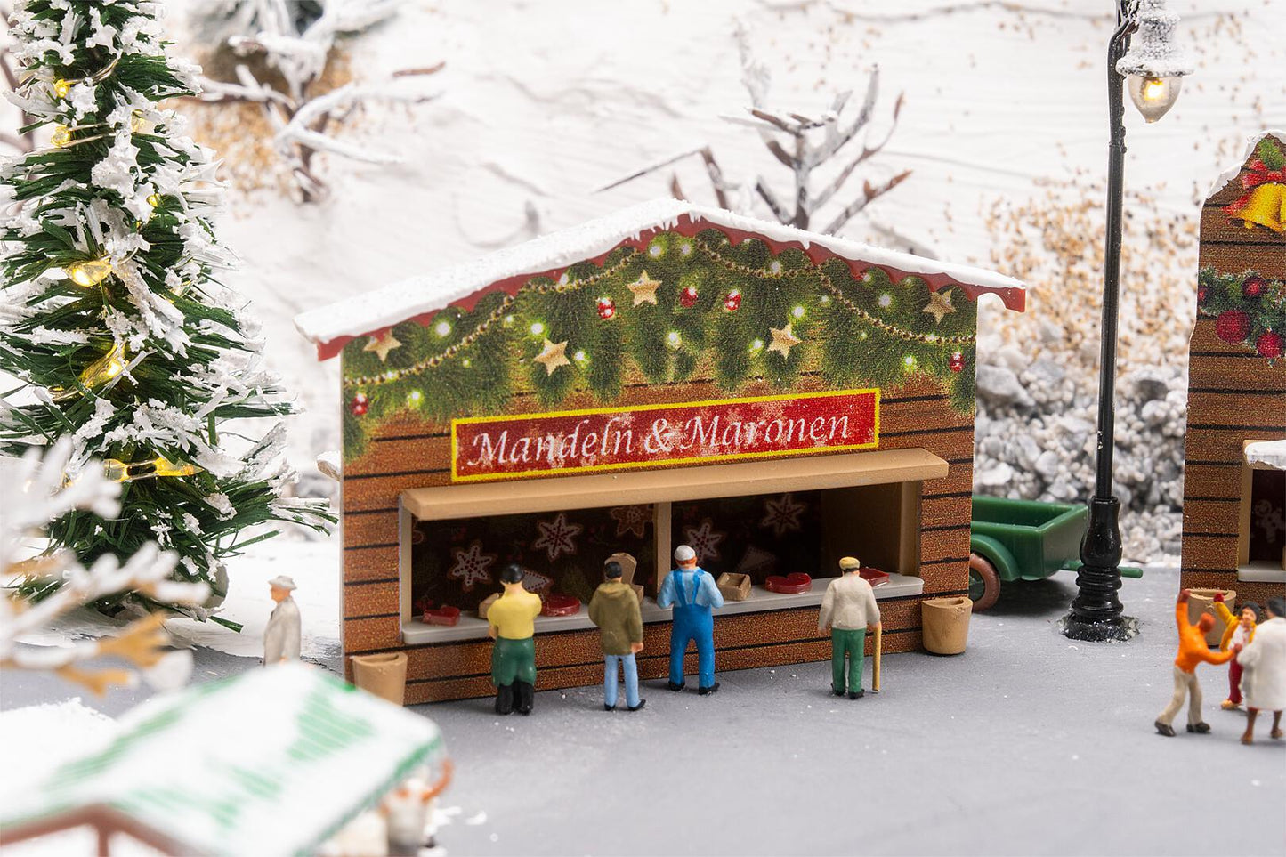 Faller 272020 N Christmas Market Stalls Building Kit (Set of 2)