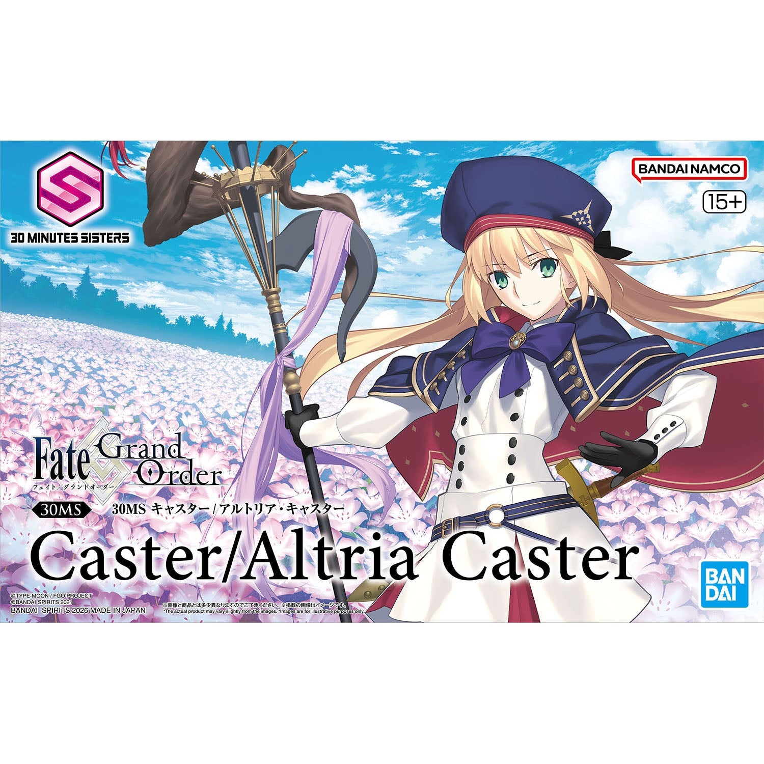 Bandai 2795663 30MS Fate Grand Order Caster/Altria Caster Plastic Model Kit