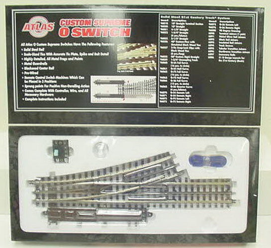 Atlas 96070 O O54 Solid Steel Left Hand Remote Switch Turnout