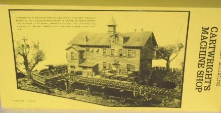 Fine Scale Miniatures 280 HO Scale Cartwright's Machine Shop Craftsman Kit LN/Box