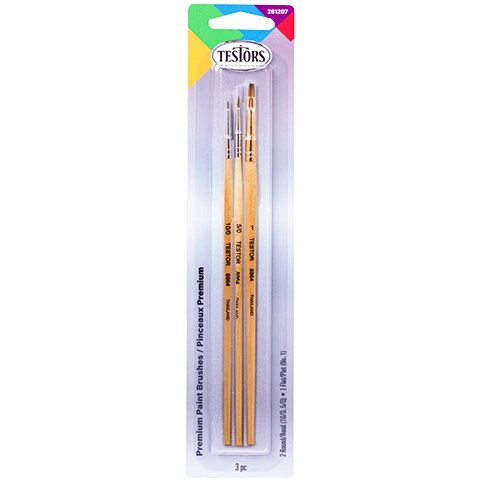 Testors 281207 Premium Brushes Assorted Brush Set