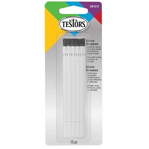 Testors 281212 Economy Brushes Micro Brushes