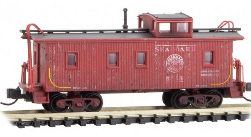 Micro-Trains 05144020 N Seaboard Air Line 34' Wood Sheathed Caboose #5345