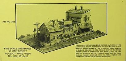 Fine Scale Miniatures 285 HO Jeffries Point Stave & Heading Co. Laser-Cut Kit