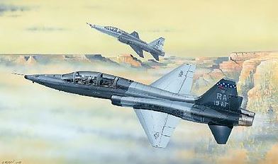 Trumpeter 02877 1:48 USAF T-38C Talon Jet Trainer Military Aircraft Plane Kit