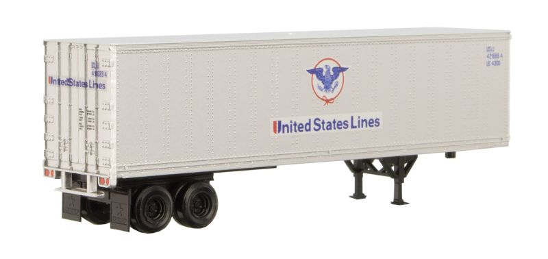 Micro-Trains 45000160 N United States Lines 40' Van Trailer #4216894 LN/Box