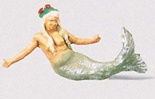 Preiser 29014 HO Mermaid with Hair Adornment Figure