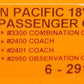 Lionel 6-29115 O Gauge Southern Pacific 4-Car Aluminum Passenger Set LN/Box