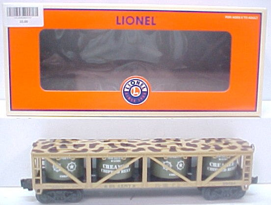 Lionel 6-29464 O Gauge U.S. Army Vat Car #29464 LN/Box