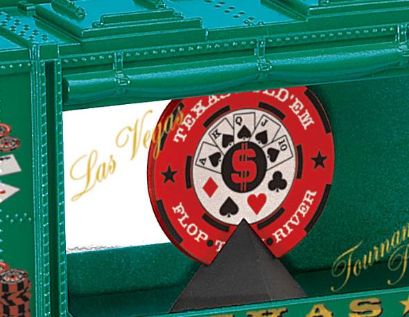 Lionel 6-29612 O Gauge Las Vegas Poker Chip Car