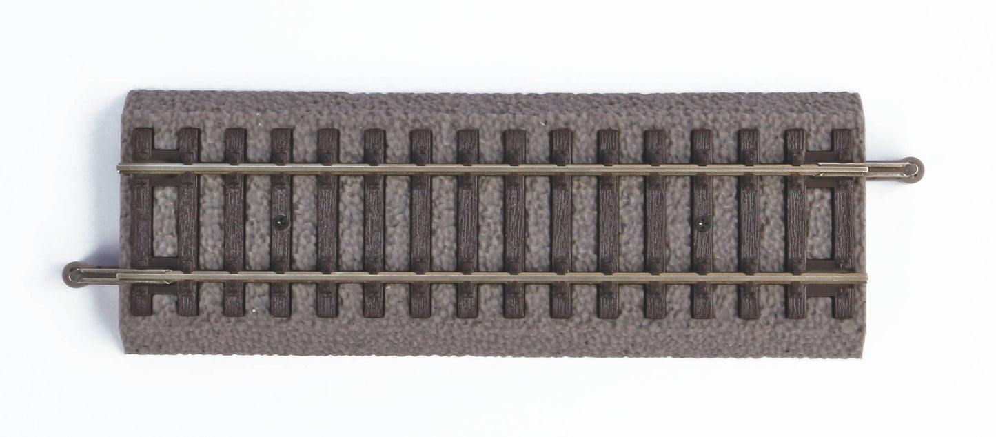 Piko 55402 HO 4.7" Straight A-Track Section with Roadbed