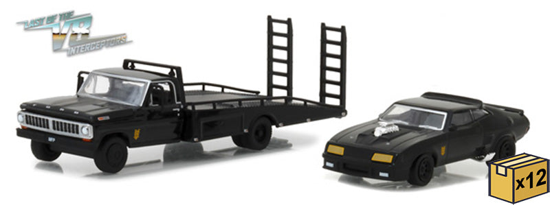 Greenlight Collectibles 29925-CASE 1:64 Ford F-350 Truck w/ Ford Falcon XB (12)