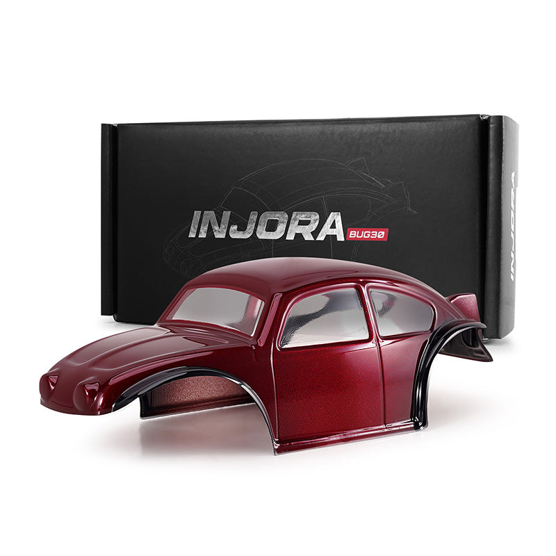 Injora BUG30-RD 1:30 SCX30 Burgundy BUG30 Body with Magnetic Mount