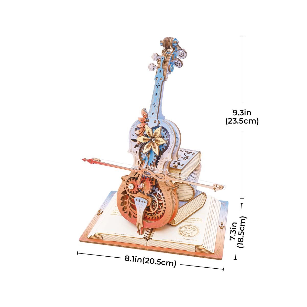 Robotime AMK63M ROKR Symphony of Gorgeous Dreams Mechanical Music Box 3D Puzzle