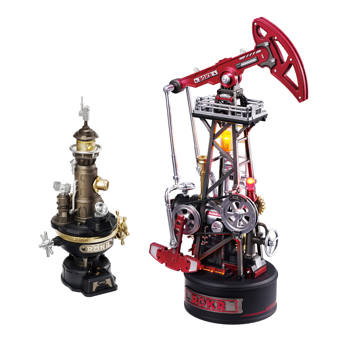 Robotime CGL03 ROKR Oil Pump Jack Mechanical 3D Puzzle
