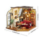 Robotime DG175 Rolife Catherine's Living Room DIY Miniature House