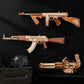 Robotime LQA01 ROKR Rotating-Barrel Machine Toy Gun 3D Wooden Puzzle