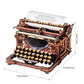 Robotime LK703C ROKR Magic Version Mechanical Typewriter Wooden 3D Puzzle