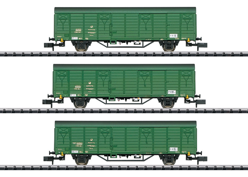 Trix 15312 N German State Railroad Mail Train Freight Car (Set of 3)