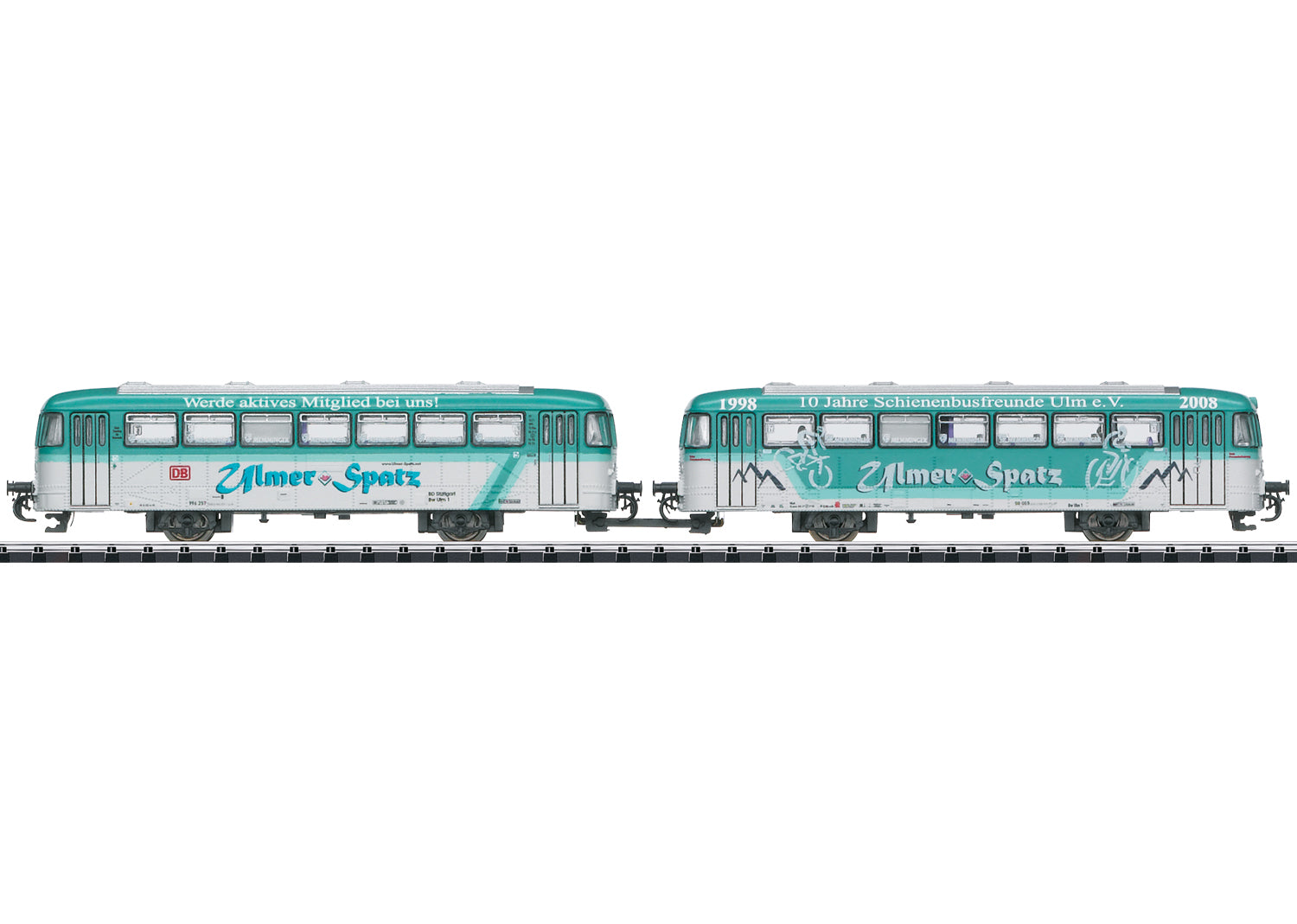 Trix 18903 N DB Regio Class VB 996 & VB 998 Trailer Car (Set of 2)