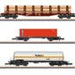 Marklin 82596 Z Freight Car Set with Mixed Loads (Set of 3)
