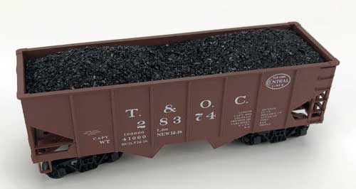 English's Model Railroad Supply 3-1520 HO Accurail Hopper Coal (Pack of 2)