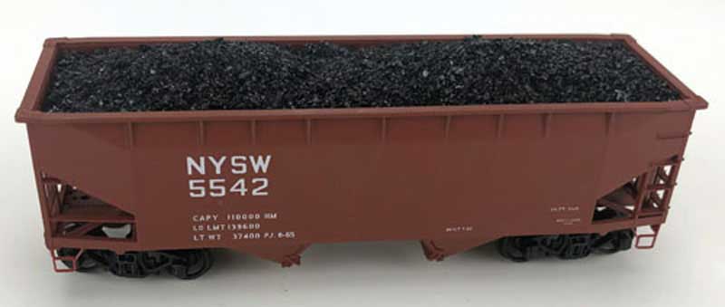 English's Model RR Supply 3-1522 HO Accurail Offset Twin Hopper Coal (Pack of 2)