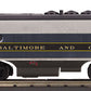 MTH 30-20802-1 Baltimore & Ohio F3 ABA Diesel Engine with PS3 #1404