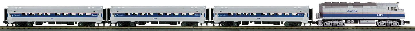 MTH 30-4246-1 Amtrak RailKing F40PH O Gauge Diesel Passenger Train Set w/PS 3.0 LN/Box