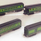 MTH 30-6240 O Southern RailKing O-27 Madison Passenger Car Set (Set of 4) LN/Box