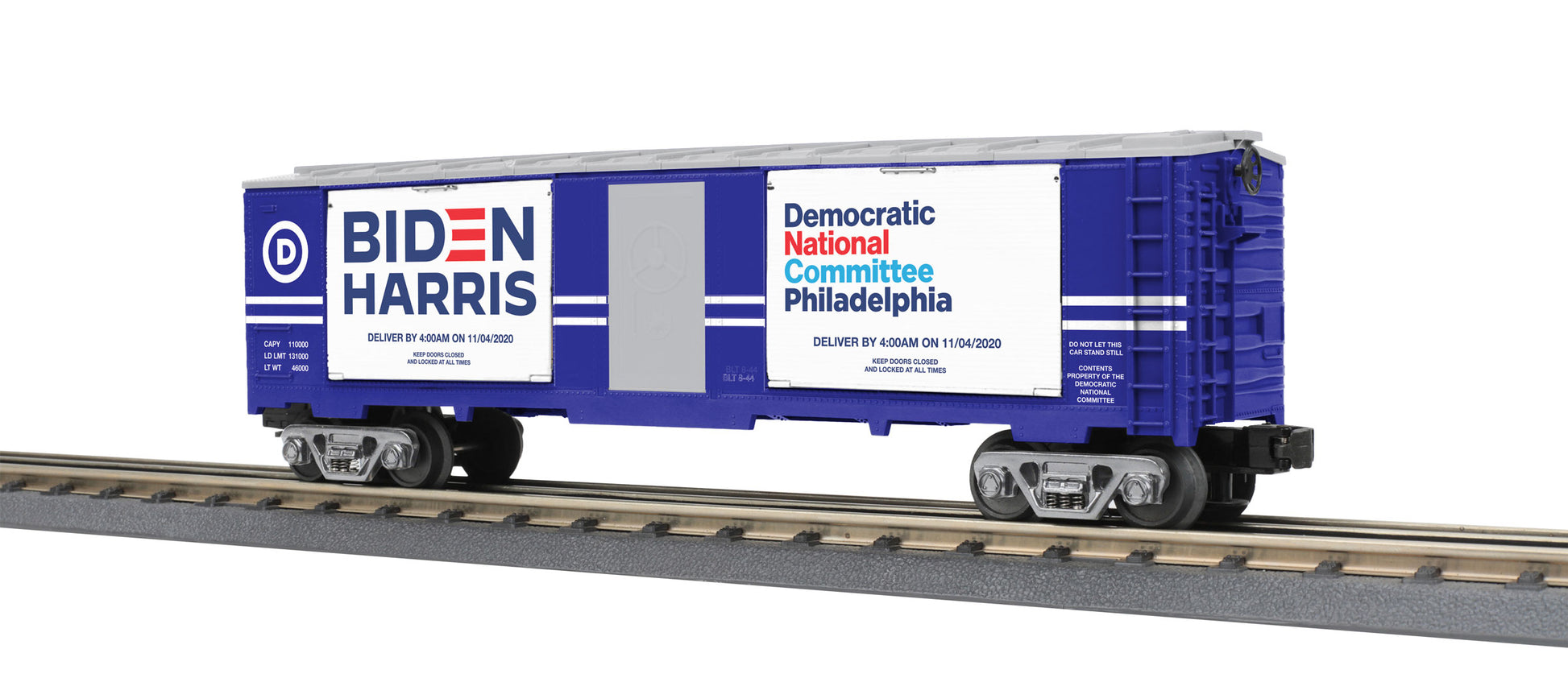 MTH 30-71053 O DNC Philadelphia 40' Window Boxcar with Ballot Boxes #2020