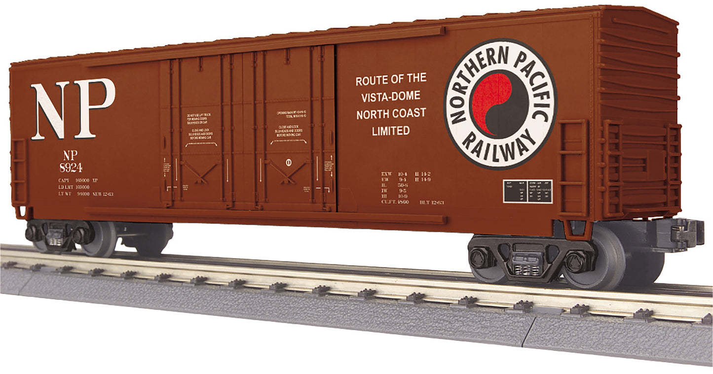 MTH 30-71094 O Northern Pacific 50' Double Plug Door Boxcar #8924