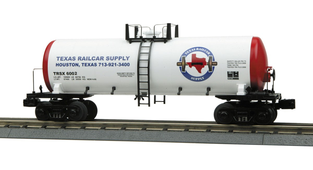 MTH 30-73202 O Gauge Texas Railcar Supply Modern Tank Car Cab #6002 LN/Box