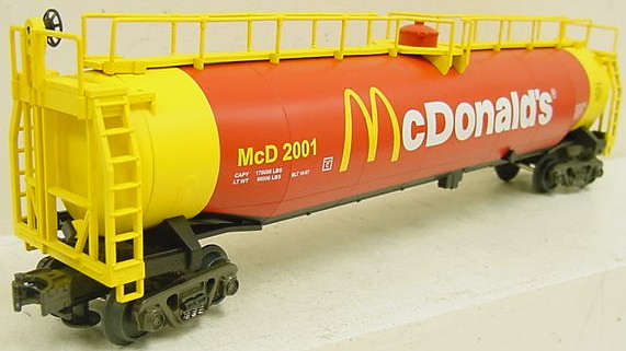 MTH 30-7339 McDonald's 35K Gallon 1 Dome Tank Car LN/Box