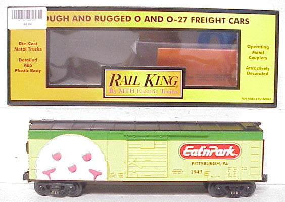 MTH 30-74055 O Gauge Eat'nPark® 1949 Box Car NIB