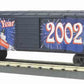 MTH 30-7490 O Gauge New Years Box Car 2002 LN/Box