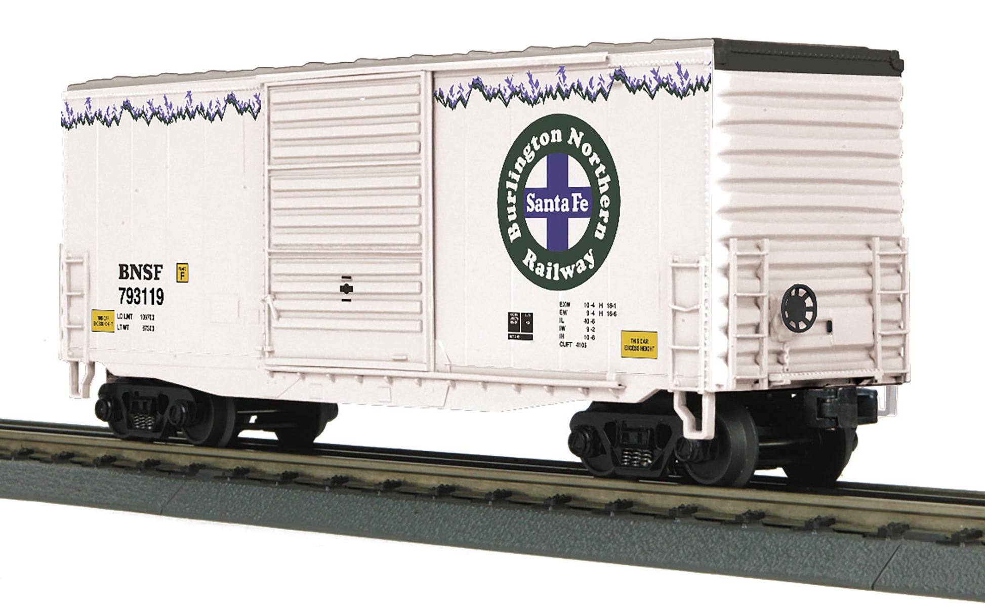 MTH 30-74988 O Scale BNSF RailKing 40' High Cube Box Car #793119
