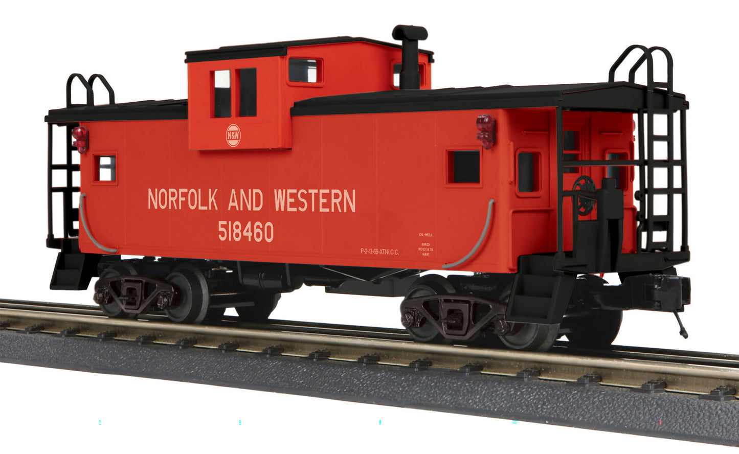 MTH 30-77368 O Norfolk & Western Extended Vision Caboose #518460