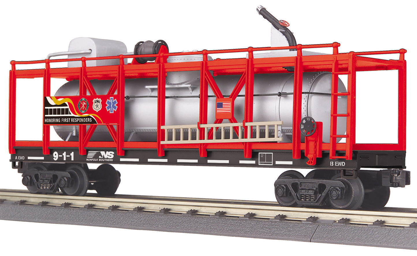 MTH 30-79541 O Norfolk Southern (First Responders) Fire Car #911