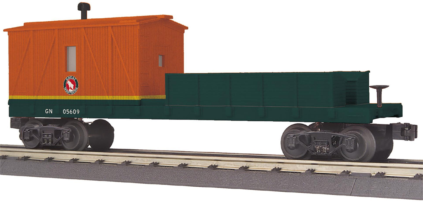MTH 30-79710 O Great Northern RailKing Crane Tender Car