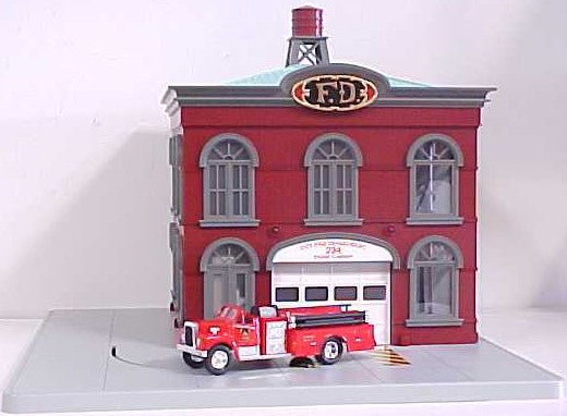 MTH 30-9102 O Gauge Operating Firehouse NIB