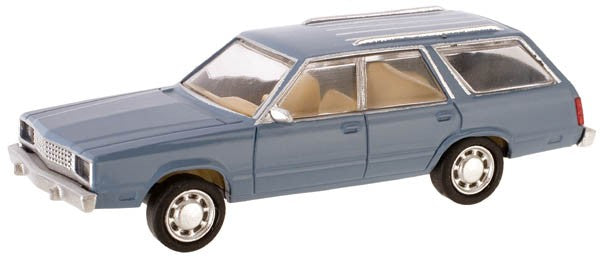 Atlas 60000040 N Scale 1978 Ford Fairmnt Wagon--Blue (2)