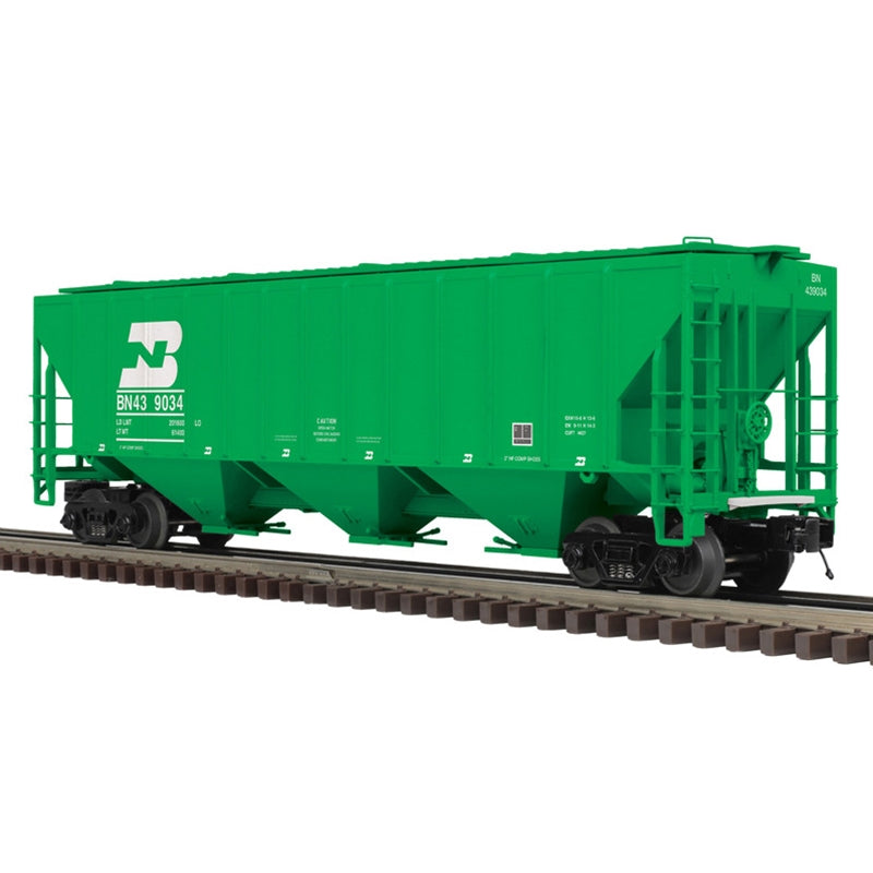 Atlas 3001165 O Burlington Northern Premier PS2-CD High Side Hopper (3-Rail)