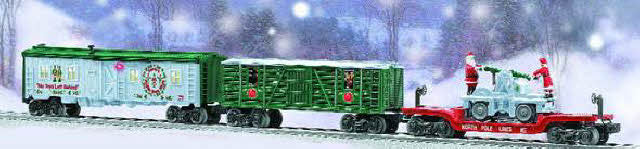 Lionel 6-30011 O Gauge Holiday Expansion Pack Set LN/Box