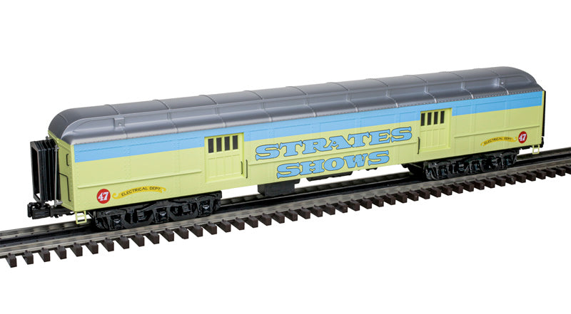 Atlas 3001773A O Strates Shows Blue Train Premier 70' Madison Passenger Car (4)